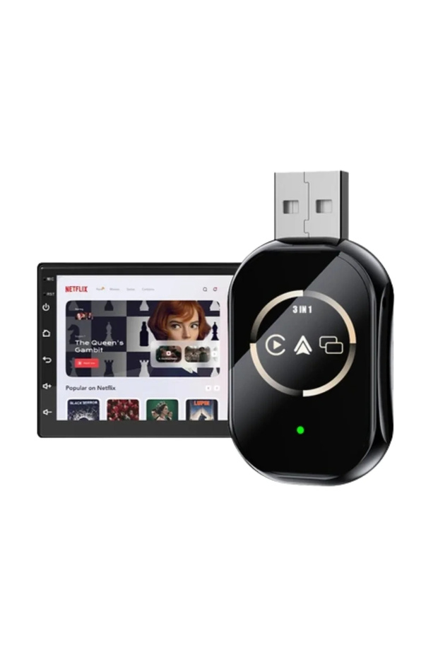 محول كاربلاي لاسلكي لنظام أندرويد أوتو مع خاصية الاقتران التلقائي - 3