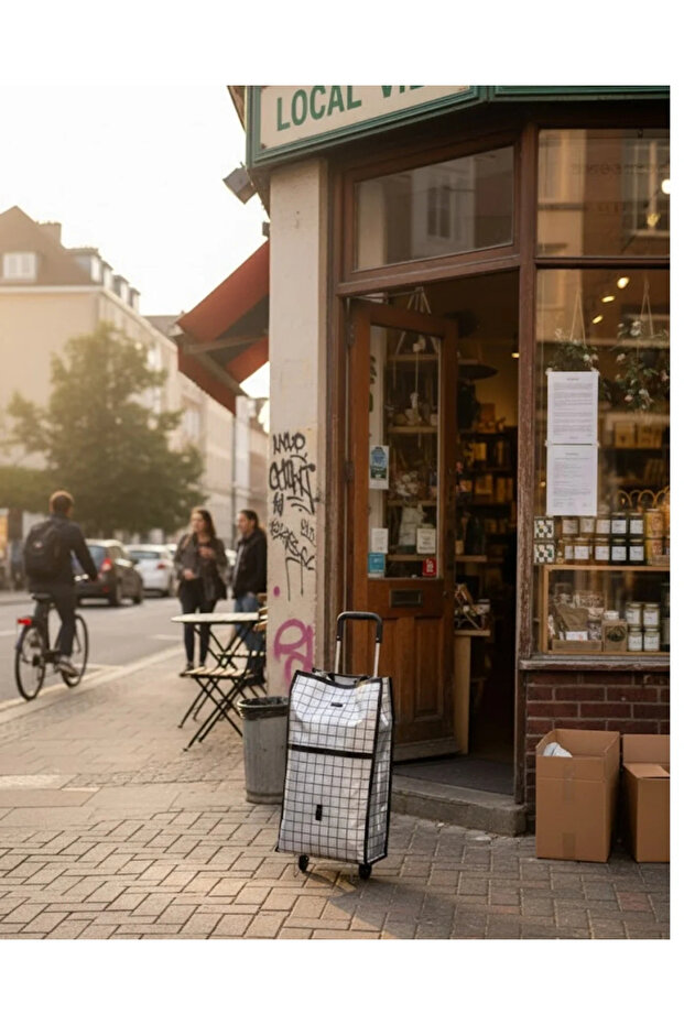 Comfortable Wheeled Market Trolley for Daily Shopping
