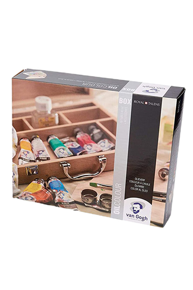 Talens Yağlı Boya Seti Ahşap Kutu Oil Colour Basic Box / RT02840510 - 4