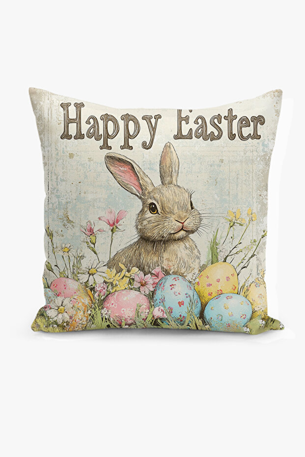 مزدوج الوجهين طباعة رقمية غطاء وسادة - الربيع / عيد الفصح / عيد الفصح السعيد - 1