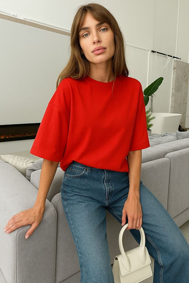 Plain Oversized Unisex T-Shirt Yb5