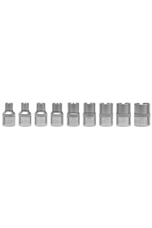 Torx Socket Set 1/2" E10-E24 9 Pieces - 1