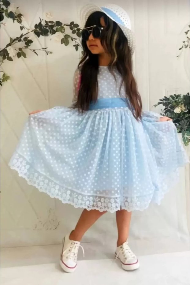 Girl's Party Outfit Birthday and Performance Costume Dress Age 2/13