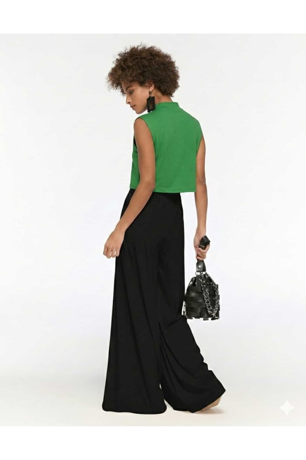 Drapeli Degaje Yaka Bluz - 4