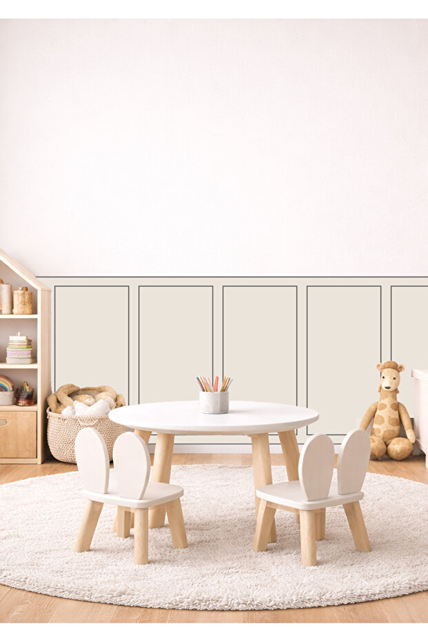 Classic Frame Patterned Panel Wall Covering Foil Sticker Set - 1