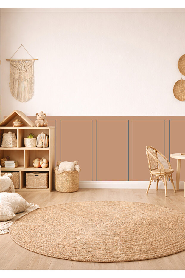 Classic Frame Patterned Panel Wall Covering Foil Sticker Set - 4