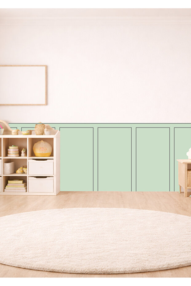 مجموعة ملصقات رقائق تغطية الجدران ذات الإطار الكلاسيكي المكونة من منقوش قطع - 3