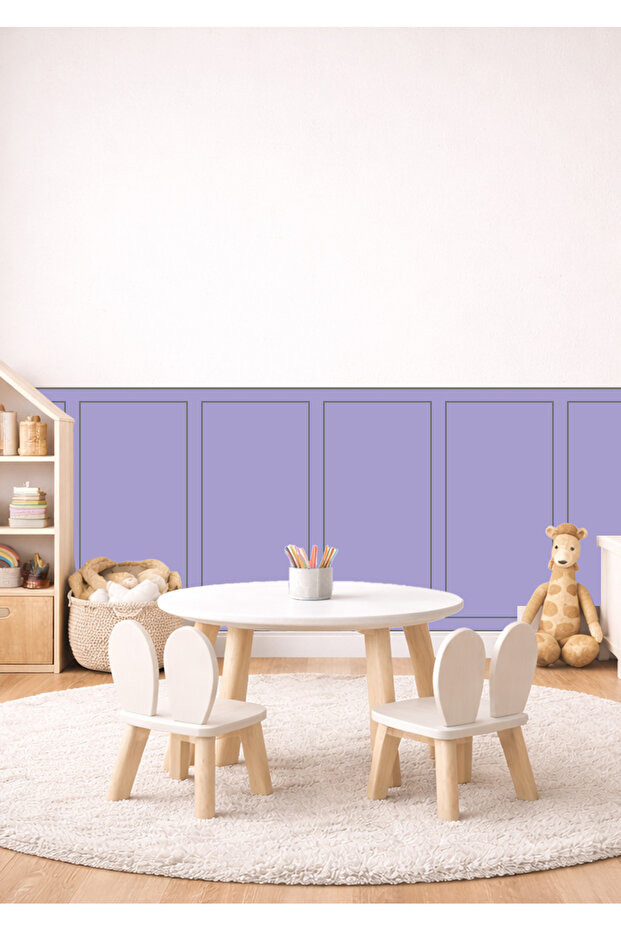 Classic Frame Patterned Panel Wall Covering Foil Sticker Set - 1