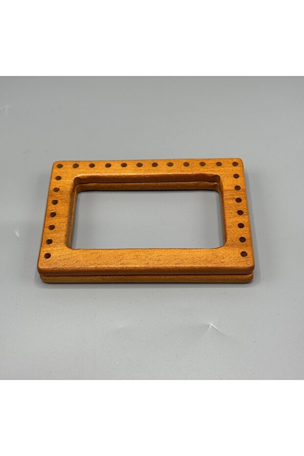 لوح خشبي صلب مستطيل الشكل مع ثقوب - 2