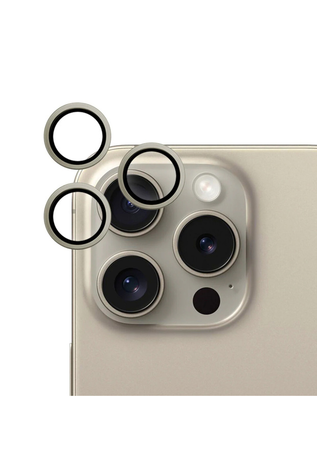 Camera Protection Colorful Lens Protector Compatible with iPhone (15 Pro Max) Tempered Glass Protection