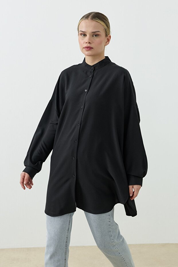Evora Gömlek Siyah - 1