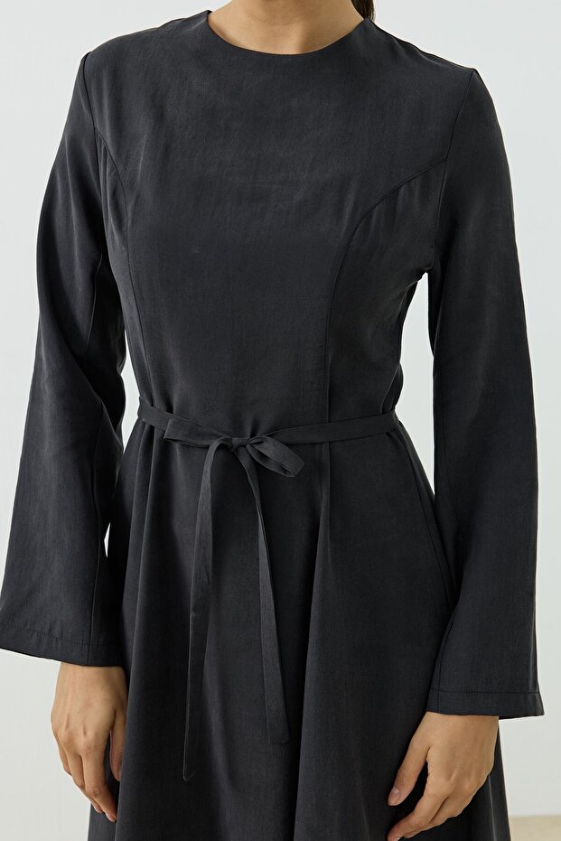 Seranova Elbise Siyah - 6