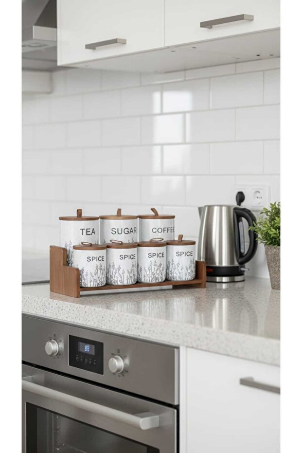 طقم برطمانات علب بهارات وتوابل - 5