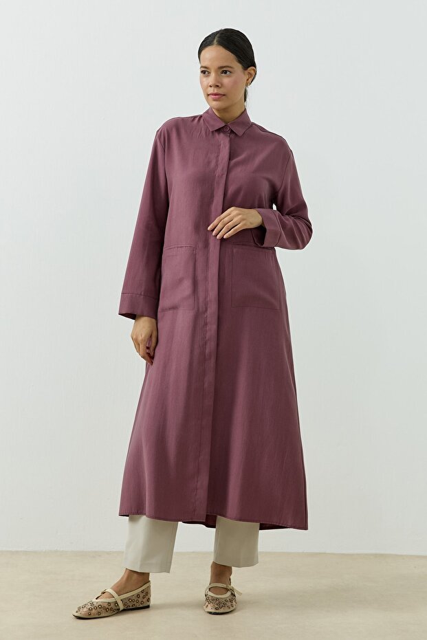 Trace Gömlek Mürdüm - 5