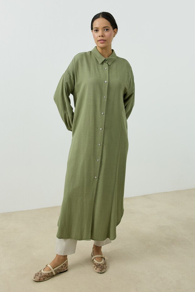 Moon Gömlek Yeşil - 4