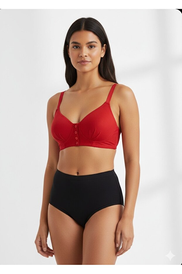 Snap-On Front Bra, Adjustable Strap Length, Thin Support Sponge.