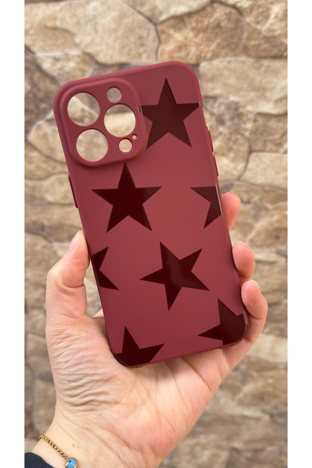 iPhone 14 Pro Max Compatible Star Silicone Shock-Absorbing Classic Protective Rubber Case