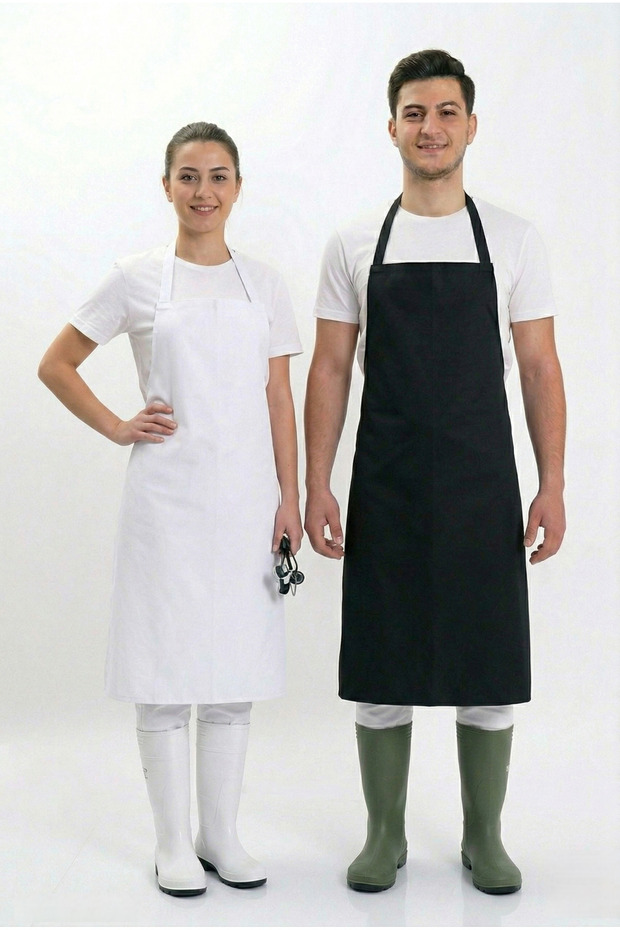 Pvc Dishwashing Apron Black - Fisherman Butcher and Dishwasher Work Apron
