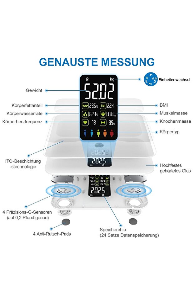 Lescale F4 smart scale - 2