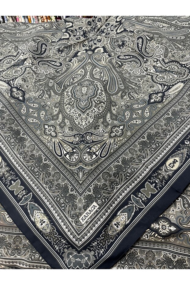 Ethnic Pattern 120*120 cm Large Size Cottonon Cotton Scarf