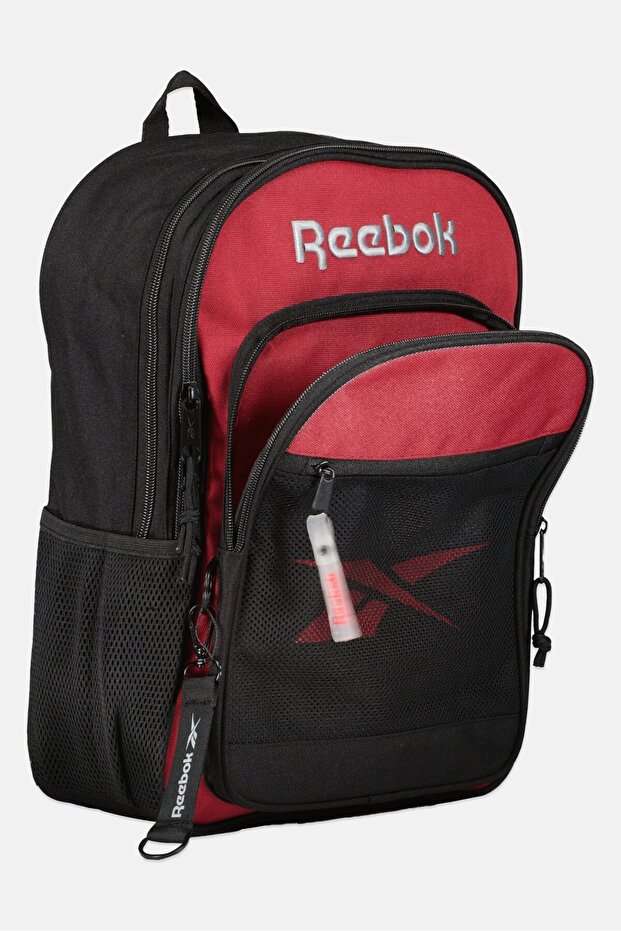 حقيبة ظهر رجالية بشعار مطرّز ، متعددة الألوان - 3