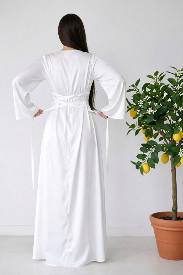 فستان سهرة بسحاب من الخلف - 2