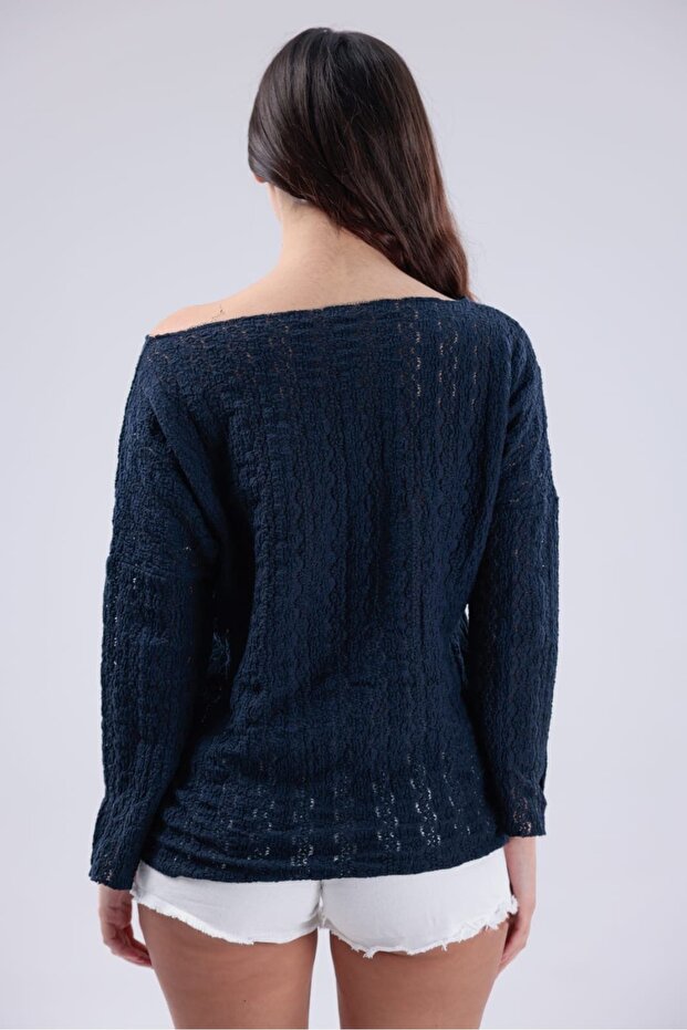 بلوزة غيبور دانتيل DN6099 - 8