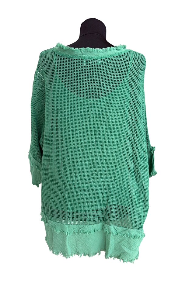 Mesh Athletic Blouse - 2