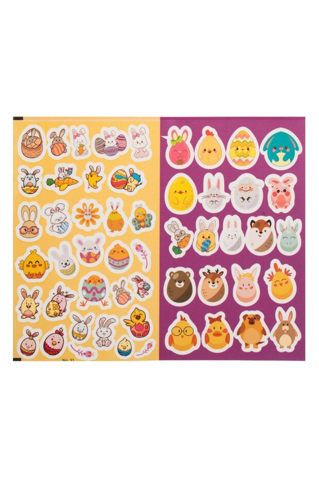 Decorative Patterned Stickers for Easter Eggs - 53pcs - 2
