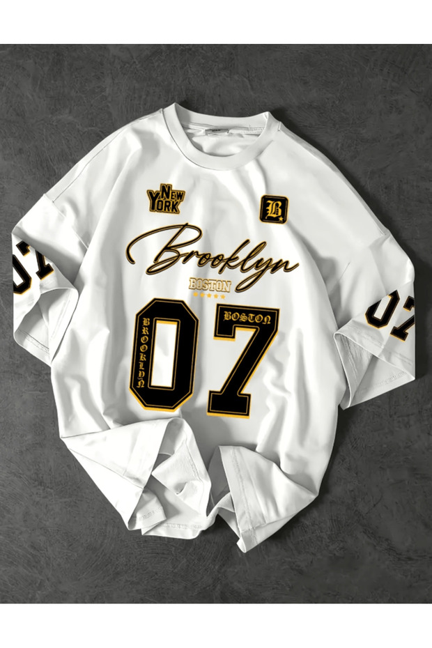 Brooklyn Printed Premium Oversized t Shirt