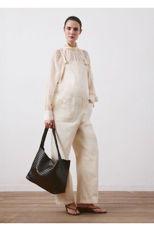 Denim hamile tulumu - 2