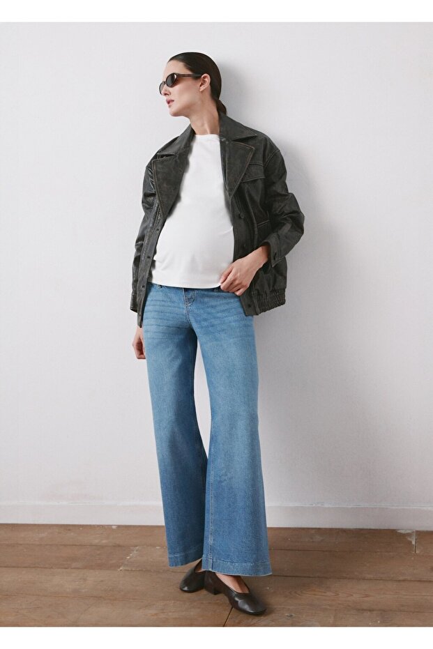 Pamuklu hamile tişört - 2