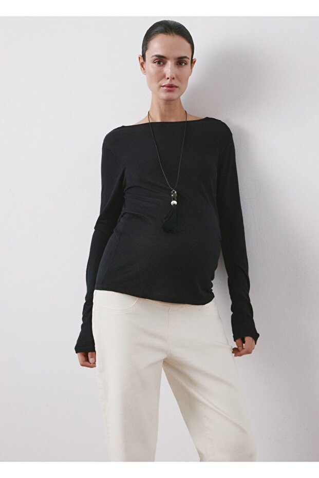 Wide leg hamile jean - 6