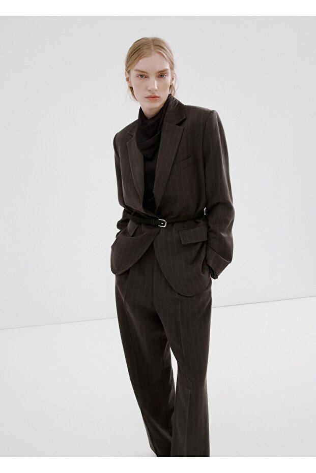 Lyocell kumaş pantolon - 6