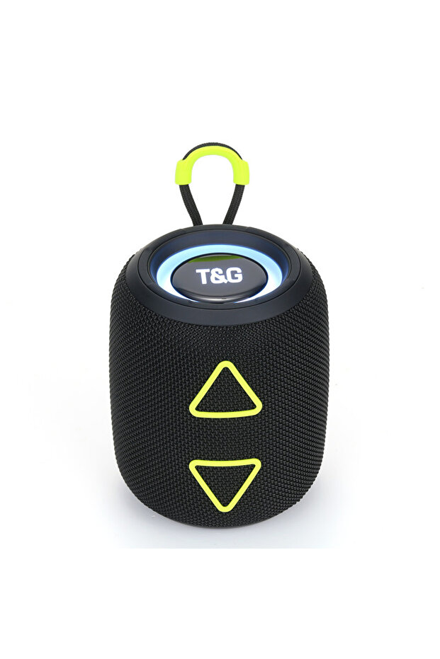 مكبر صوت لاسلكي محمول TG655 بتقنية بلوتوث V5.3، مزود بإضاءة LED RGB، ومضخم صوت خارجي بقوة 8 واط، وبطارية بسعة 1500 مللي أمبير.