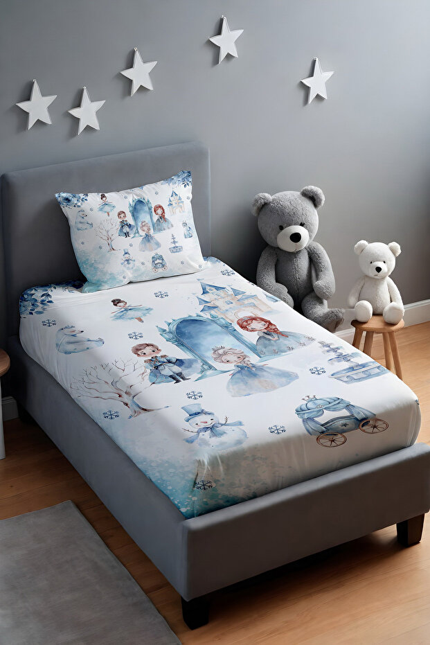 حكاية الشتاء منقوش غطاء سرير وغطاء الوسادة - 2