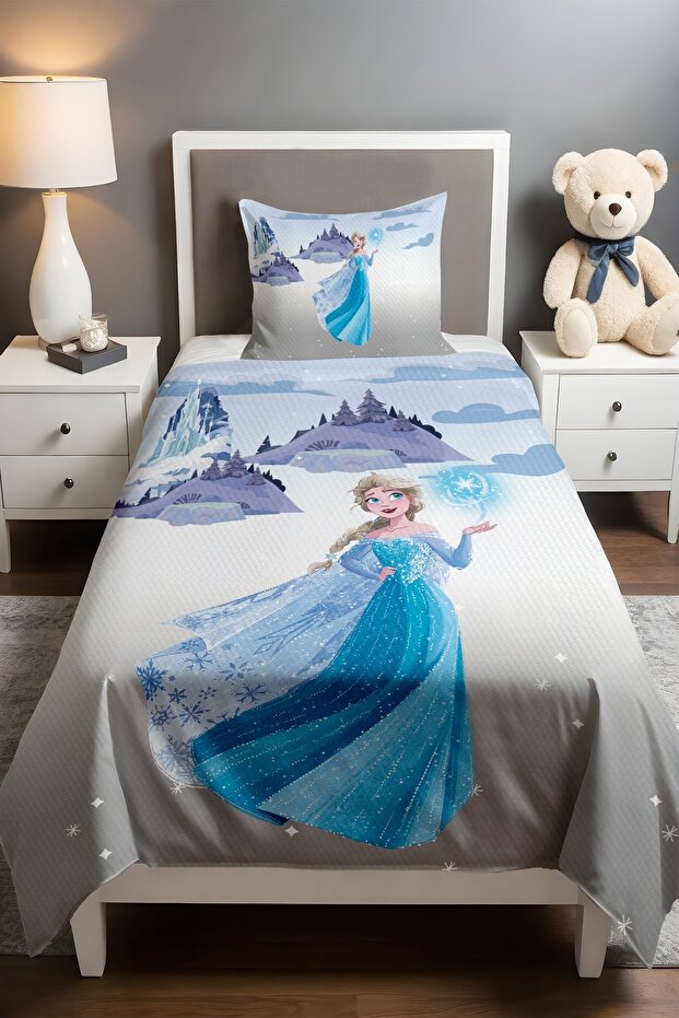 Frozen Dream Patterned Single Baby Kids Piqué Set