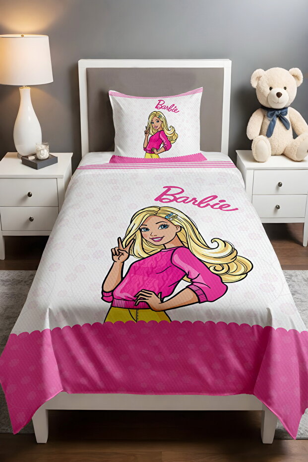 Fashion Princess Patterned Single Baby Kids Piqué Set