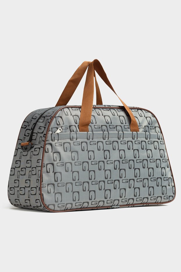 -03 Written Classic Travel Suitcase Sport Hospital Bag Si Annebebek Bag Si Suitcase Written Gray