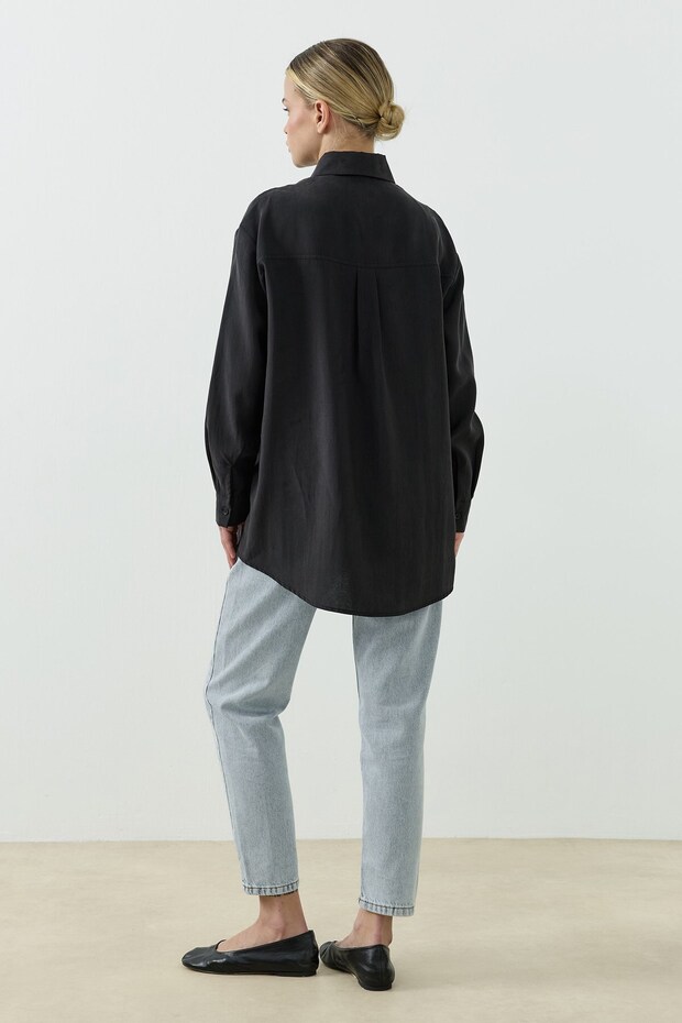 Valencia Gömlek Siyah - 1