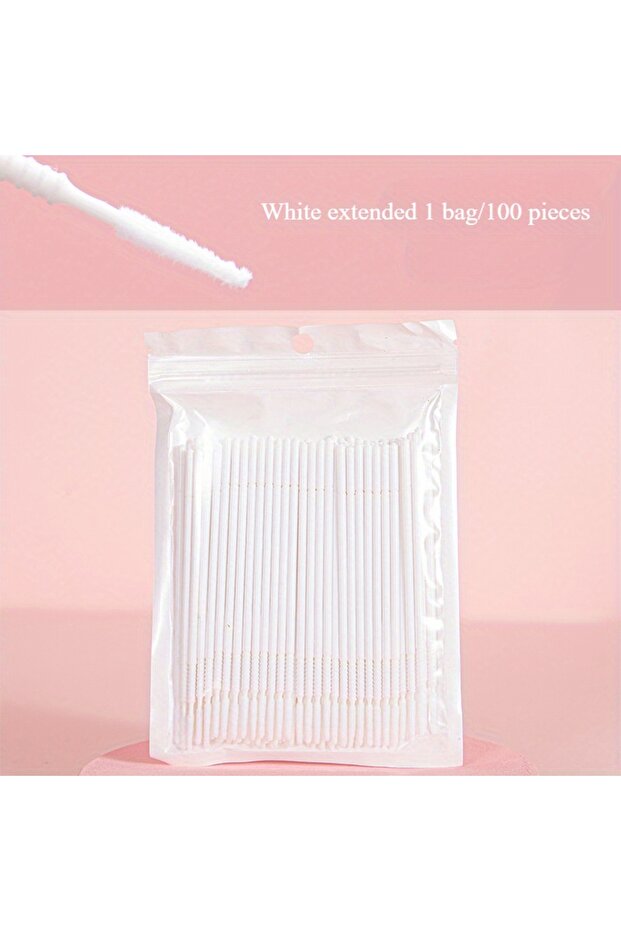 White bagged micro swabs for eyelash extensions,micro applicators,microswabs,microswabs,microswabs f