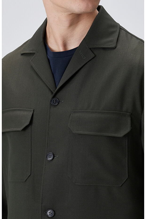 Haki Dış Gömlek - 6