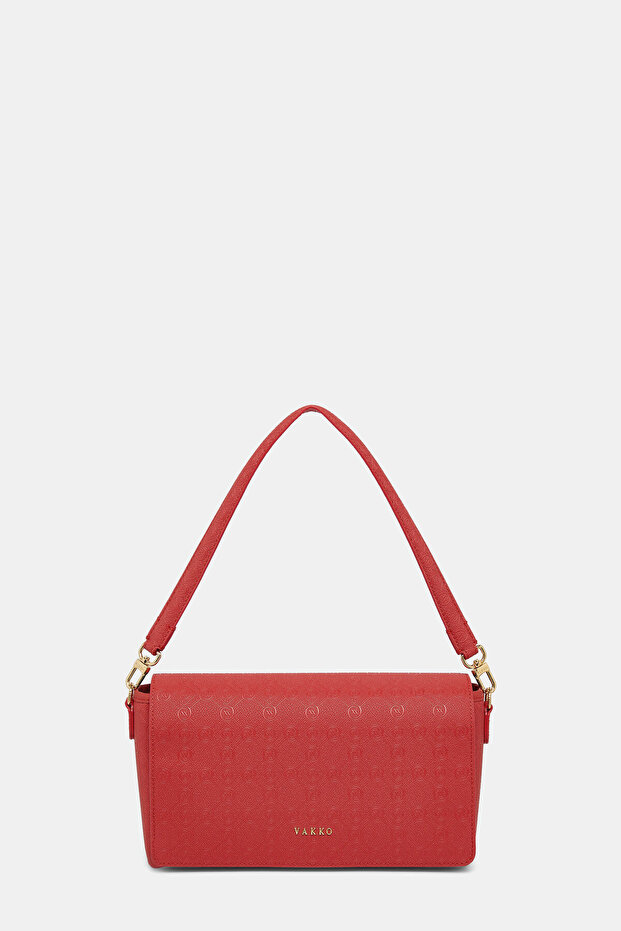 KIRMIZI MONOGRAM ÇANTA - 1