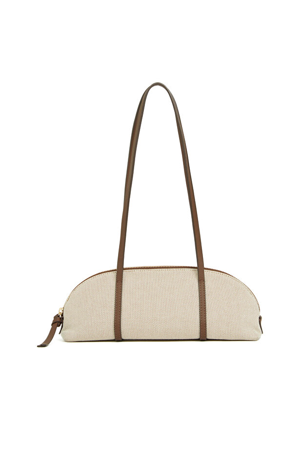 Krem Kadın Çanta - 1