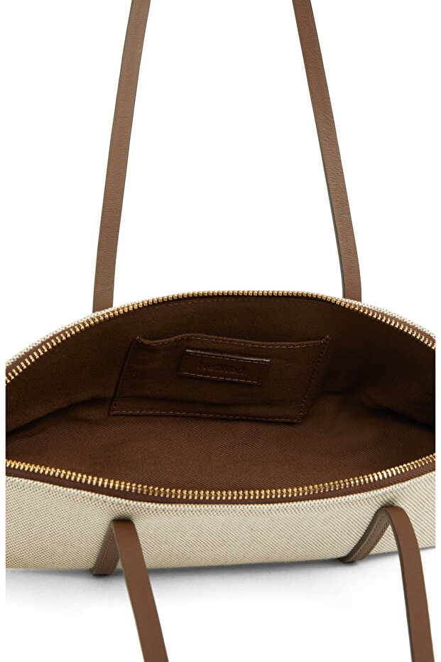 Krem Kadın Çanta - 4