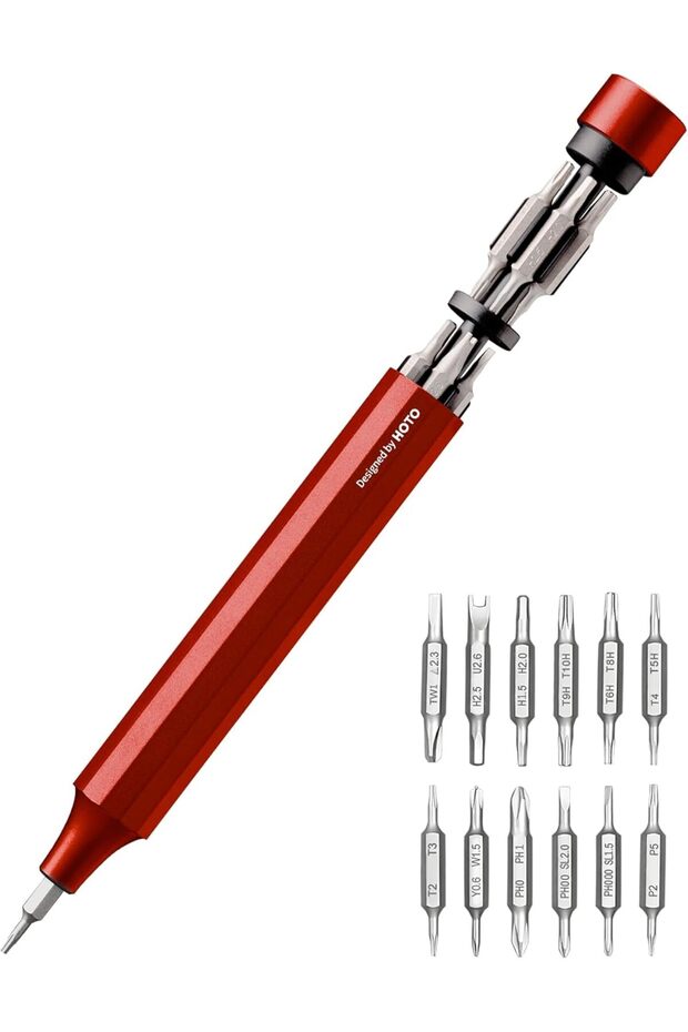 HOTO 24in1 Precision Screwdriver QWLSD004 Red