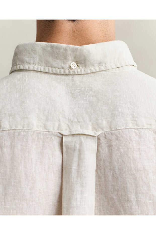 Erkek Bej Regular Fit Gömlek - 7