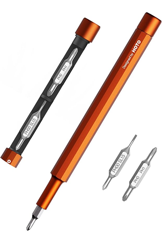 Precision Pocket Screwdriver Pen – Pocket Multi-Tool with 5 Bits