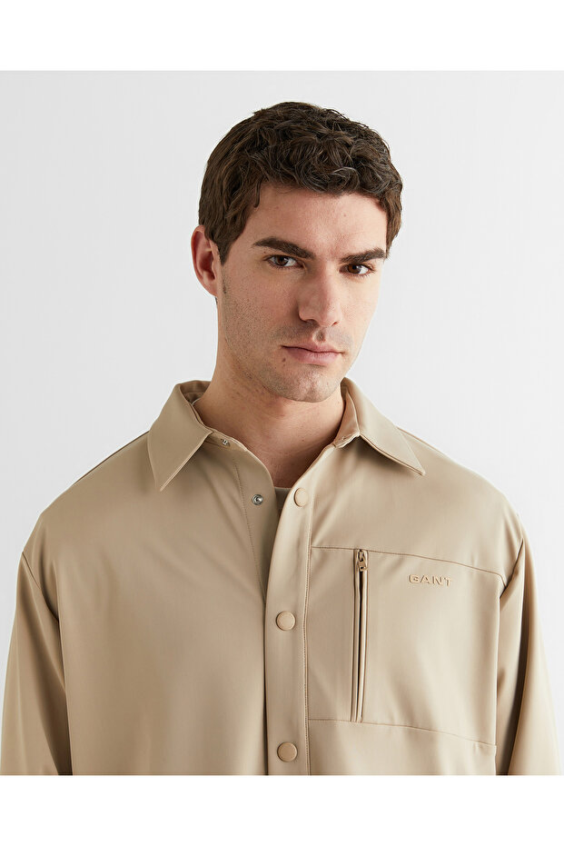 Erkek Bej Gömlek - 4