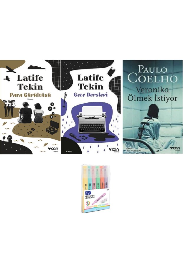 Para Gürültüsü + Gece Dersleri + Veronika Ölmek İstiyor 3 Books Pencil Set Hd